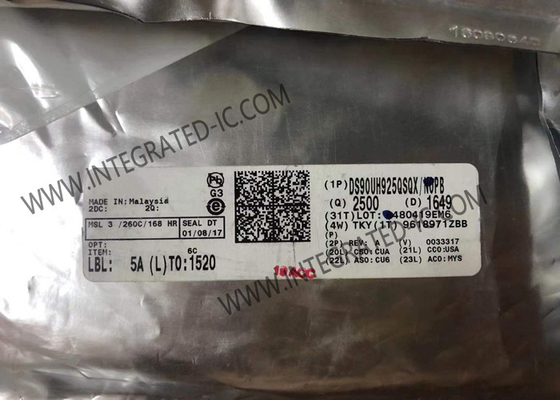 DS90UH925QSQX Chip de circuito integrado de 24 bits de color FPD-Link III con HDCP
