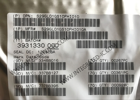 S29GL01GS10FHI010 Chip de IC de memoria 1Gbit paralelo MIRRORBITTM Eclipse o IC de memoria flash