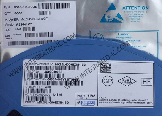 MX25L4006EZNI-12G Chip de IC de memoria 4Mbit CMOS Serial NOR IC de memoria flash WSON-8