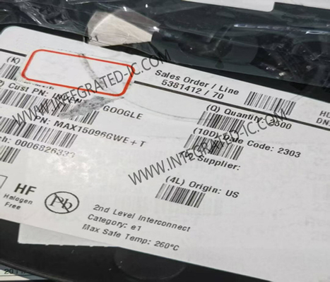 MAX15096GWE Chip de circuito integrado 6A Interruptor de circuito electrónico de intercambio en caliente integrado