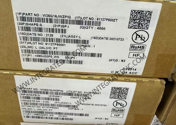 Chip IC de memoria W25Q16JWZPIQ Flash serie no volátil ni memoria WDFN8