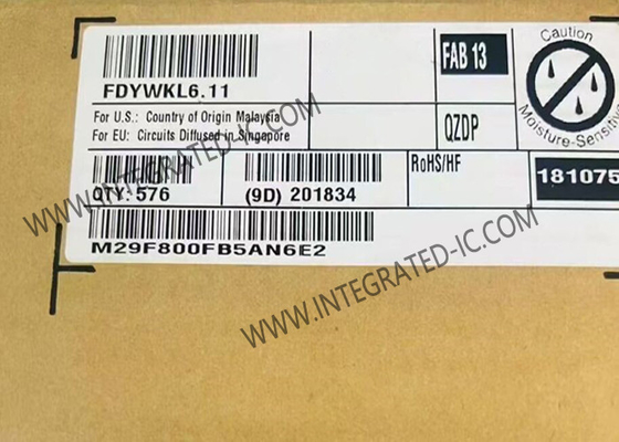 M29F800FB5AN6E2 Chip de IC de memoria 8Mbit paralelo NOR flash Memoria incorporada TSOP-48