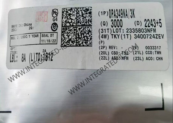 OPA349NA Chip de circuito integrado 70kHz CMOS de ferrocarril a ferrocarril amplificador operativo SOT-23-5