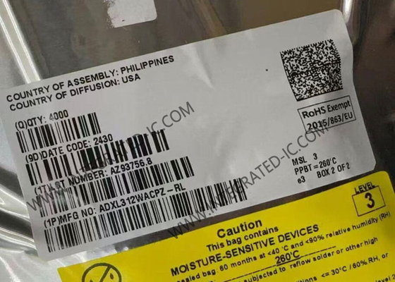ADXL312WACPZ Sensor IC Ultra baja potencia acelerómetro digital de 3 ejes LFCSP-32