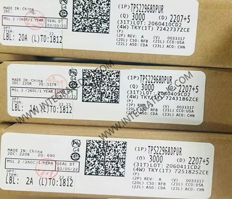 TPS22968DPUR Chip de circuito integrado Conmutador de carga de doble canal Conmutadores de alimentación WSON-14