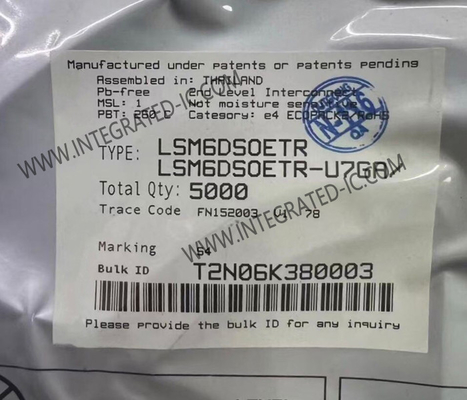Unidad de medición de inercia de 6 ejes LGA-14L iNEMO 6DoF