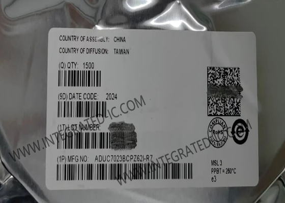 ADUC7023BCPZ62I Microcontrolador MCU Microcontrolador analógico de precisión con manipulador IRQ mejorado