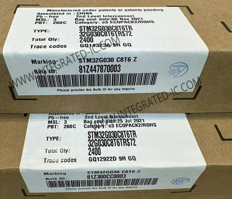 STM32G030C8T6TR Microcontrolador MCU 64MHz MCU de un solo núcleo de 32 bits LQFP-48 MCU incrustado