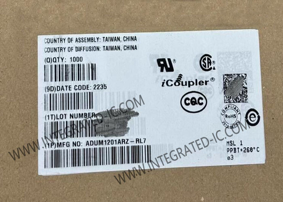 ADUM1201ARZ Chip de circuito integrado 25 Mb/s aislador digital de doble canal SOIC-8