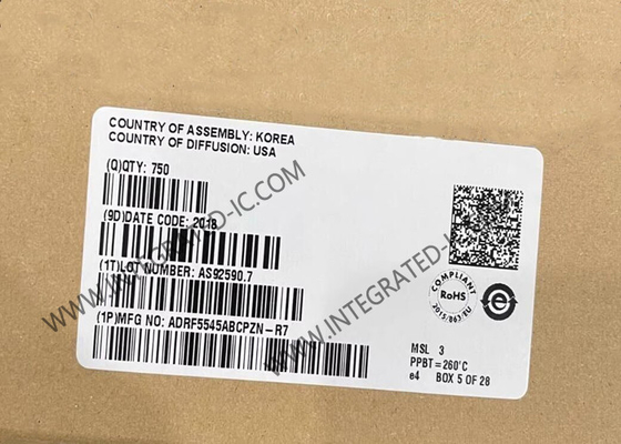 Microprocesador ADRF5545ABCPZN RF de fines generales Front End IC 40-VFQFN del circuito integrado