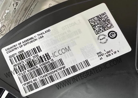 LTC4367HDD Chip de circuito integrado controlador de protección de sobrevolución, subvolución y contraalimentación de 100V