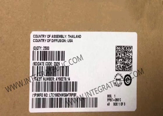 LTC1992HMS8 Chip de circuito integrado de baja potencia amplificadores totalmente diferenciales MSOP-8