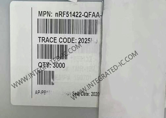 NRF51422-QFAA BT IC Multiprotocolo BT Baja energía y 2,4 GHz Sistema en el chip