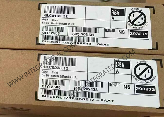 MT25QL128ABA8E12-0AAT Chip de IC de memoria de 128 Mbit No volátil ni memoria flash IC TBGA24