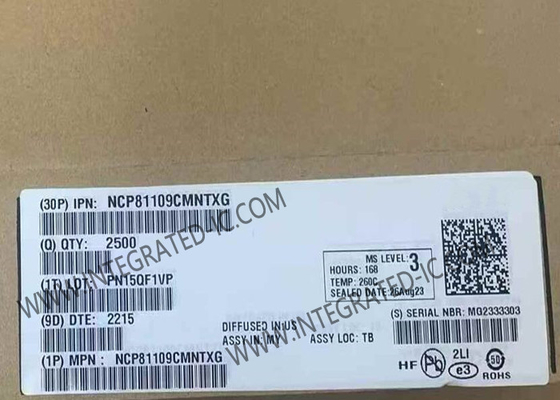 NCP81109CMNTXG Chip de circuito integrado 14A Regulador de bucle sincrónico de fase única QFN48