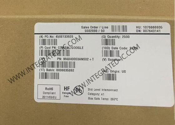 MAX40003ANS02 Chip de circuito integrado de 4 baterías Comparador de nanoenergía 600nA Comparador analógico