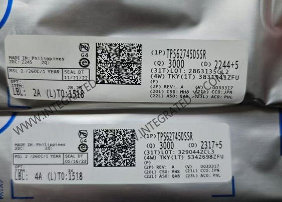 TPS62745DSSR Chip de circuito integrado convertidor de paso a paso 300mA regulador de conmutación de bucks IC