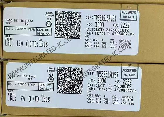 TPS53515RVER Chip de circuito integrado 12A Convertidor de caja SWIFT sincrónico único VQFN28