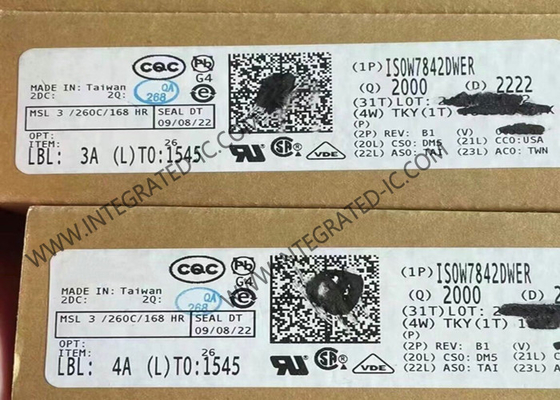 ISOW7842DWER Chip de circuito integrado 5000Vrms Cuadricanal aisladores digitales SOIC16