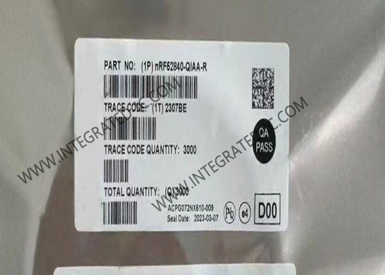 NRF52840-QIAA BT IC 2.4GHz Multiprotocolo BT 5.4 SoC AQFN73 Sistema en chip