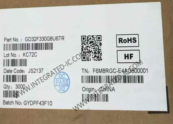 GD32F330G8U6TR Microcontrolador MCU 84MHz Nivel de entrada de 32 bits Microcontroladores QFN28