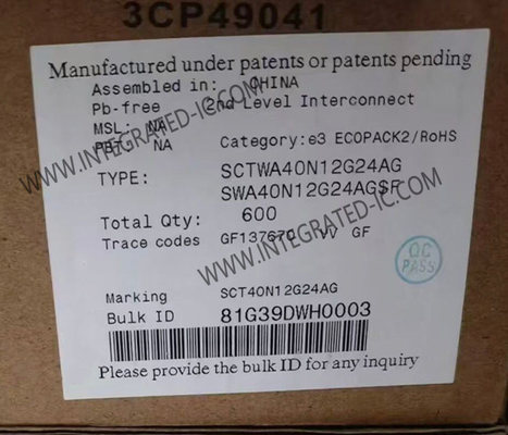 SCTWA40N12G24AG Chip de circuito integrado de 1200V Transistores MOSFET de potencia de carburo de silicio