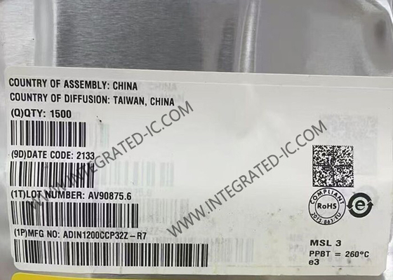 Transmisor-receptor lleno electrónico de Ethernet de los circuitos integrados ADIN1200CCP32Z medio