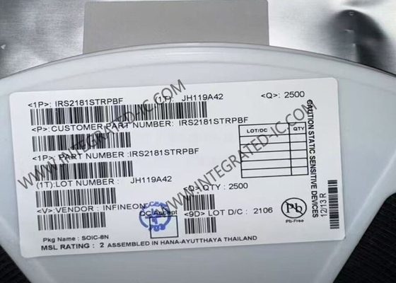 IRS2181STRPBF Chip de circuito integrado de 600 V Director de puertas de lado alto y bajo IC SOIC8