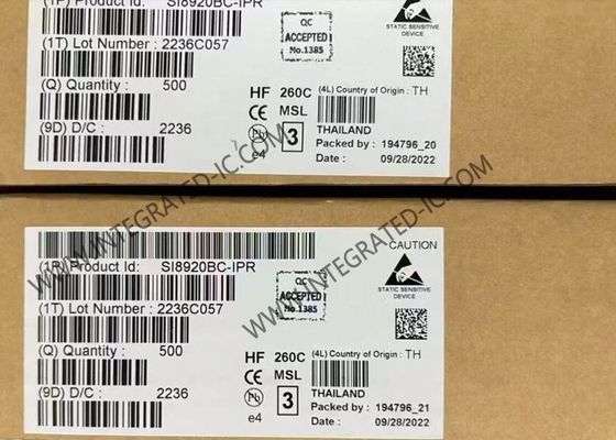 SI8920BC-IPR Chip de circuito integrado amplificador aislado para medición de derivación de corriente