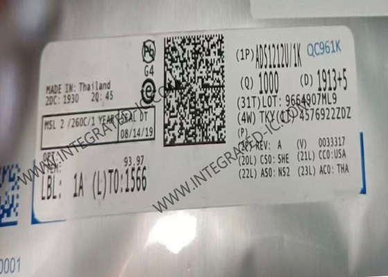 ADS1212U Chip de circuito integrado de 22 bits de precisión de amplio rango dinámico Delta-Sigma Análogo a convertidores digitales