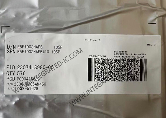 R5F100SHAFB Microcontrolador MCU Microcontroladores de baja potencia de alta función RL78/G13