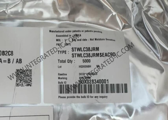 Chip de circuito integrado STWLC38JRM 15W Receptor de energía inalámbrico de modo dual WLCSP40