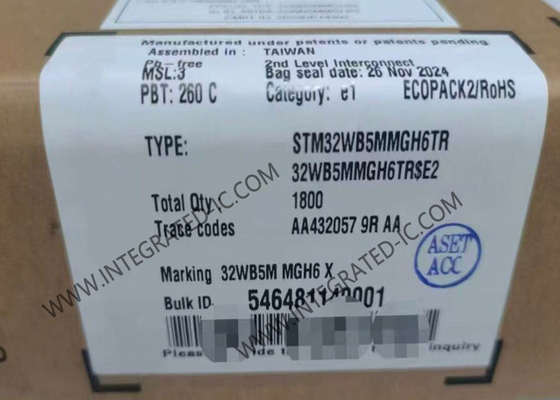 BT IC STM32WB5MMGH6TR 2.4GHz BT Baja energía 5.4 Y 802.15.4 Módulo