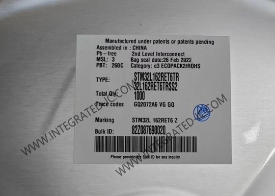 STM32L162RET6TR Microcontrolador MCU 32MHz 32Bit MCU de núcleo único LQFP64 MCU integrado