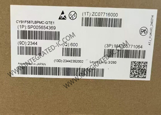CY91F587LBPMC-GTE1 Microcontrolador MCU de 32 bits Microcontroladores de núcleo único de 128 MHz MCU IC