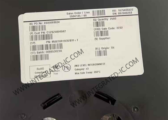 MAX16916GUB Chip de circuito integrado de diodo ideal con batería inversa y controladores de interruptores/limitadores de protección contra sobrevoltaje