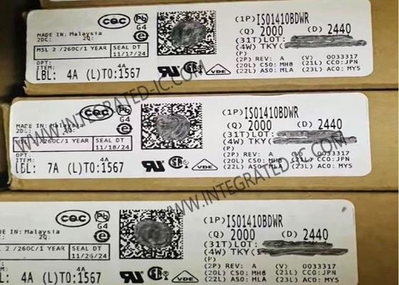 Chip de circuito integrado ISO1410BDWR 500kbps Transceptor aislado RS-485 RS-422 SOIC16