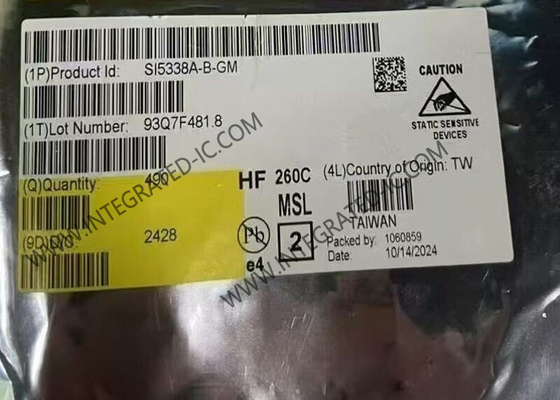 Chip de circuito integrado SI5338A-B-GM 710MHz Generador de reloj de bajo jitter IC QFN24