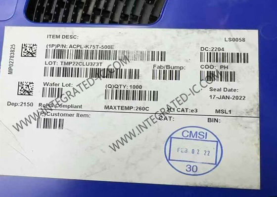 Chip de circuito integrado ACPL-K75T-500E Optoisolador de salida de lógica de alta velocidad para automóviles SO8
