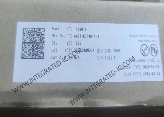 Conductor polifásico IC 48-LQFP del motor del microprocesador A4911KJPTR-T-1 del circuito integrado