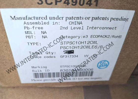 Chip de circuito integrado STPSC10H12CWL 1200V 19A Matriz de diodos 1 par de cátodos comunes