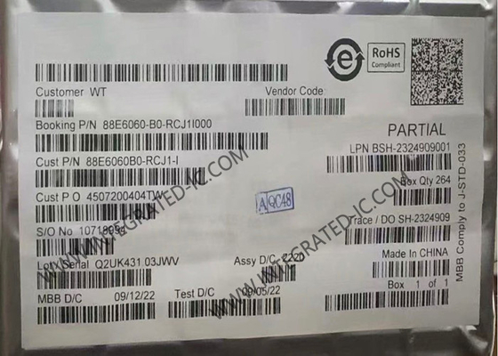 88E6060-B0-RCJ1I000 Ethernet IC integración de un solo chip con 6 puertos 10/100 conmutador Ethernet