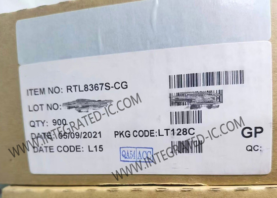RTL8367S-CG Ethernet IC Layer 2 Switch Ethernet administrado con 5+2 puertos LQFP128