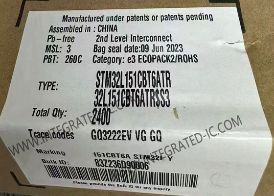 STM32L151CBT6ATR Microcontrolador MCU de energía ultrabaja de 32 bits ARM Cortex-M3 MCU