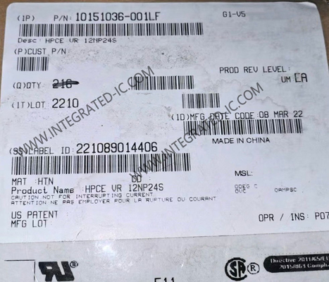 10151036-001LF Conectores Conectores de borde de tarjeta Conectores HPCE VR 12NP24S