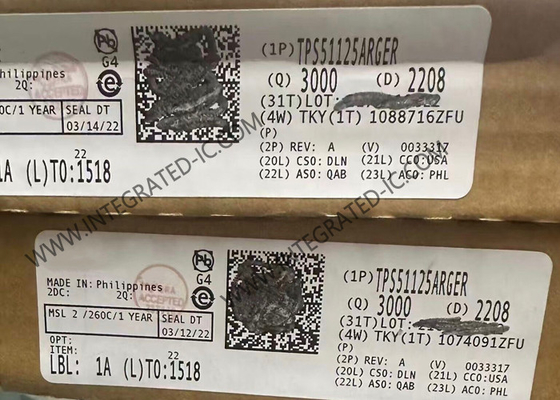 Chip de circuito integrado TPS51125ARGER Controlador sincrónico reductor IC Controlador reductor
