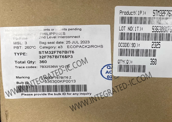 Microcontrolador STM32F767BIT6 MCU de alto rendimiento ARM Cortex M7 IC