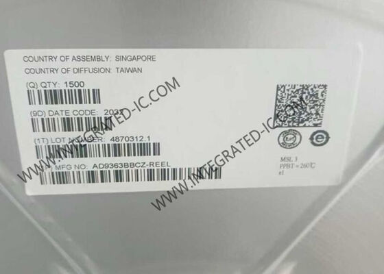 AD9363BBCZ Módulo de comunicación inalámbrica de 325 MHz a 3,8 GHz Transceptor ágil de RF