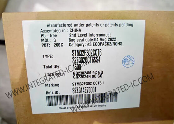 STM32F302CCT6 Microcontrolador MCU de 32 bits de alto rendimiento con velocidad de 72 MHz