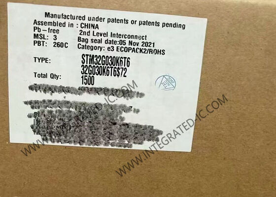 STM32G030K6T6 Microcontrolador MCU Microcontrolador de 32 bits IC 64MHz MCU de línea de valor principal